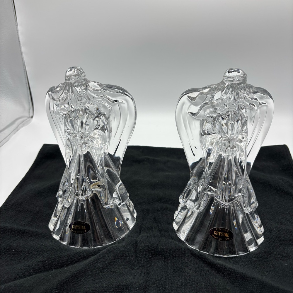 VTG. Deplomb Crystal Angel Figurines